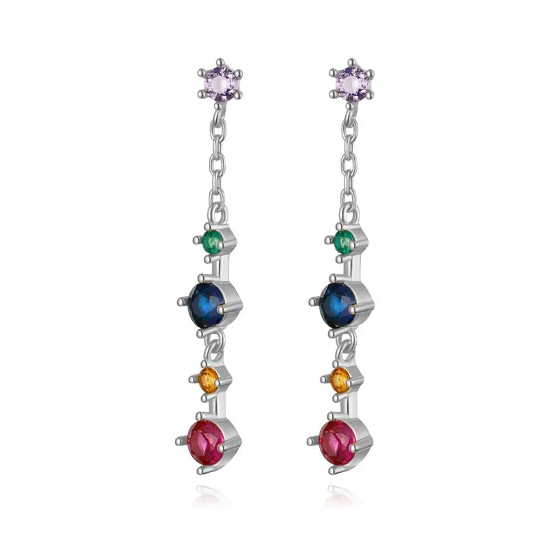 Aretes Largos con Flecos