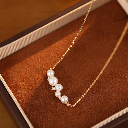 Collar de Perla y Zirconias