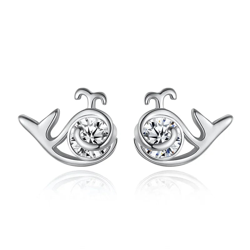 Aretes Mini Conejito con Zirconias