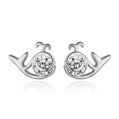 Aretes Mini Conejito con Zirconias