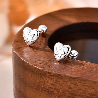 Aretes Corazón Liso