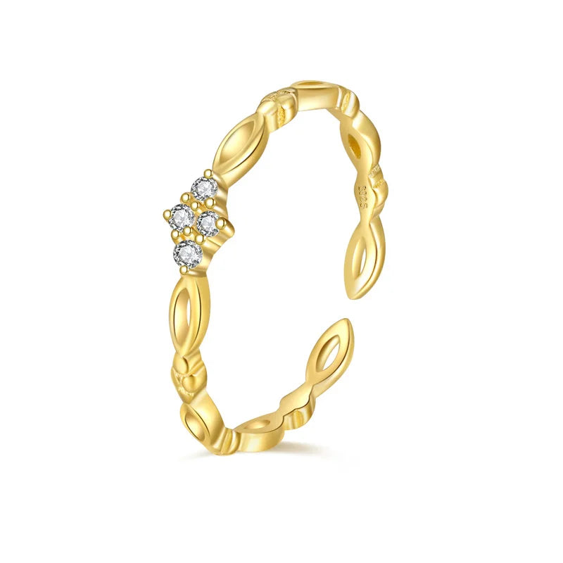 Anillo Coctel Geométrico