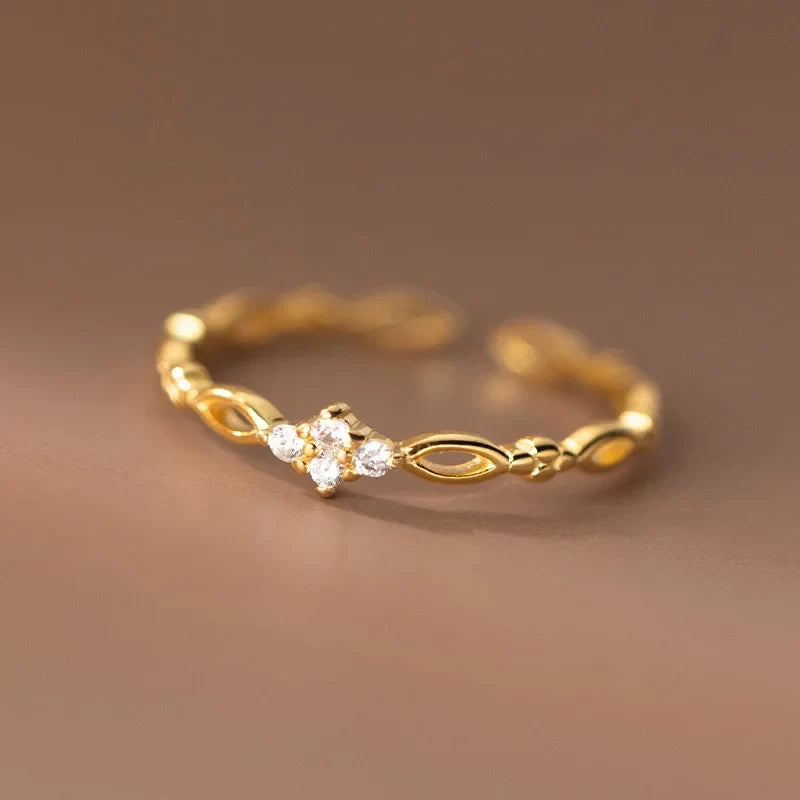 Anillo Coctel Geométrico