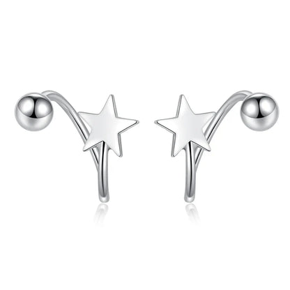 Aretes Estrella en Espiral