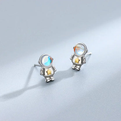 Aretes Pequeño Astronauta