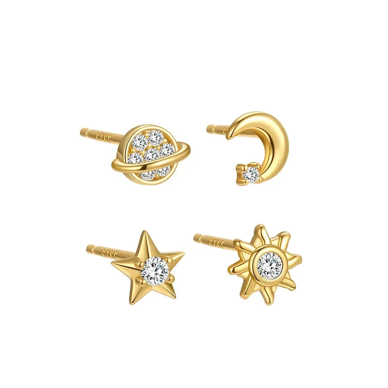Juego de Aretes Cielo Estrellado