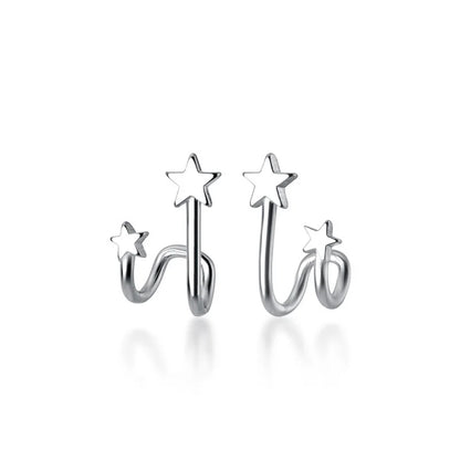 Aretes Doble Estrella