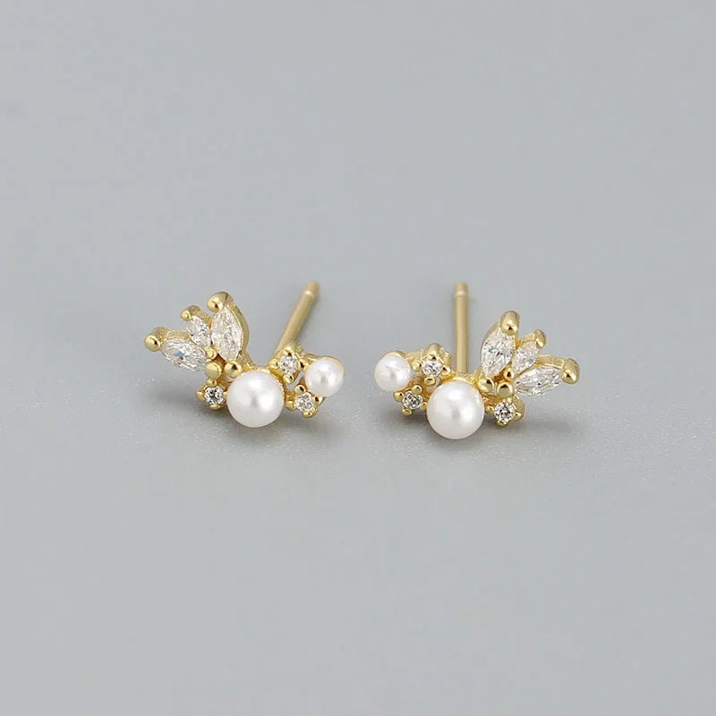 Aretes Perla Minimalistas