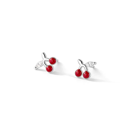 Aretes Cerezas con Zirconias
