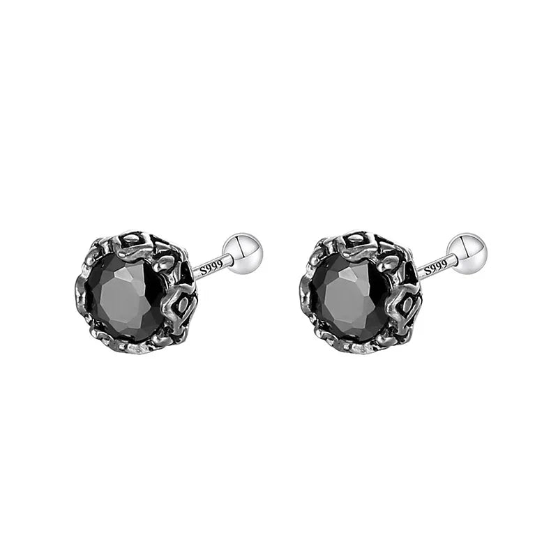 Aretes Retro con Cierre de Rosca