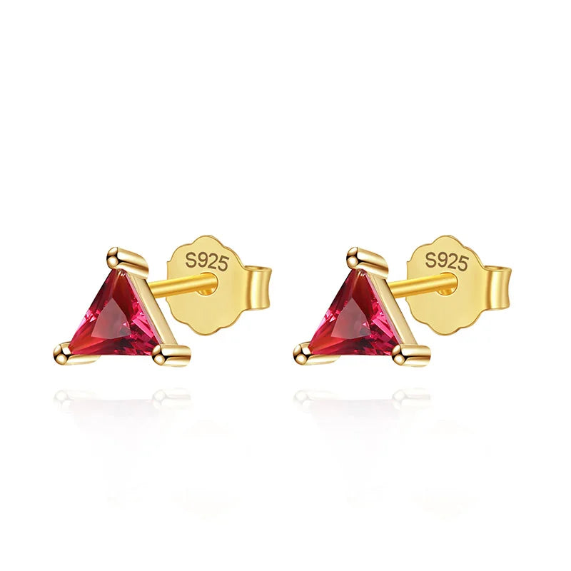 Aretes Triángulo o Círculo de Color