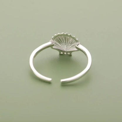 Anillo Concha con Zirconias