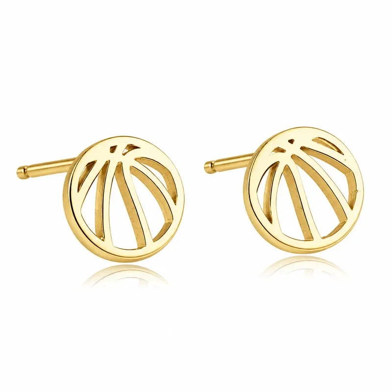 Aretes Balón de Básquetbol Calado