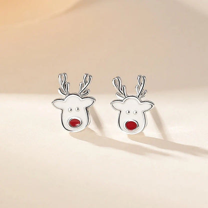 Aretes Navideños Reno, Árbol y Santa