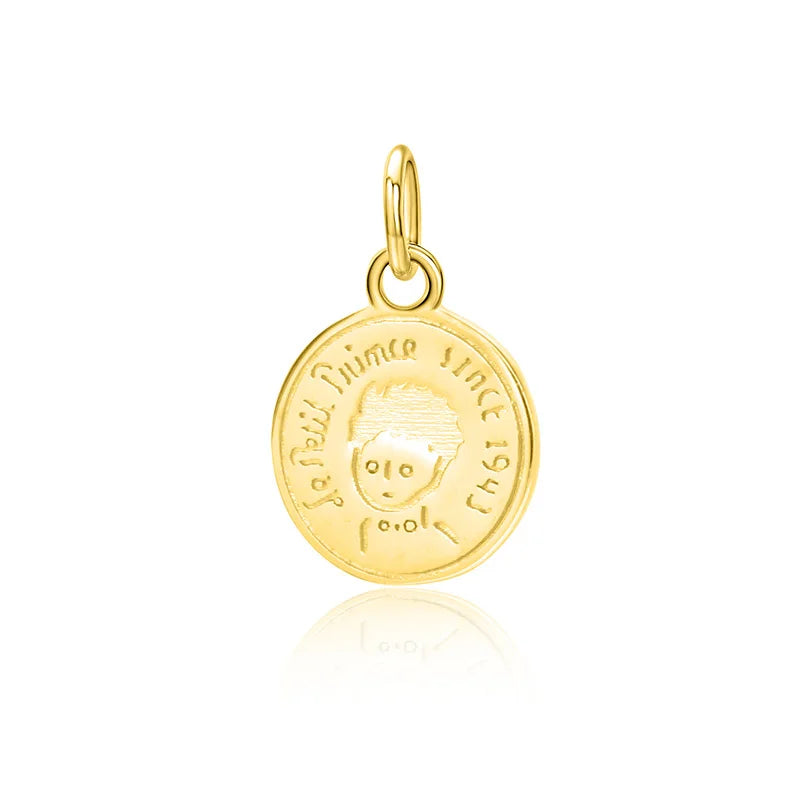 Dije Moneda con Niño