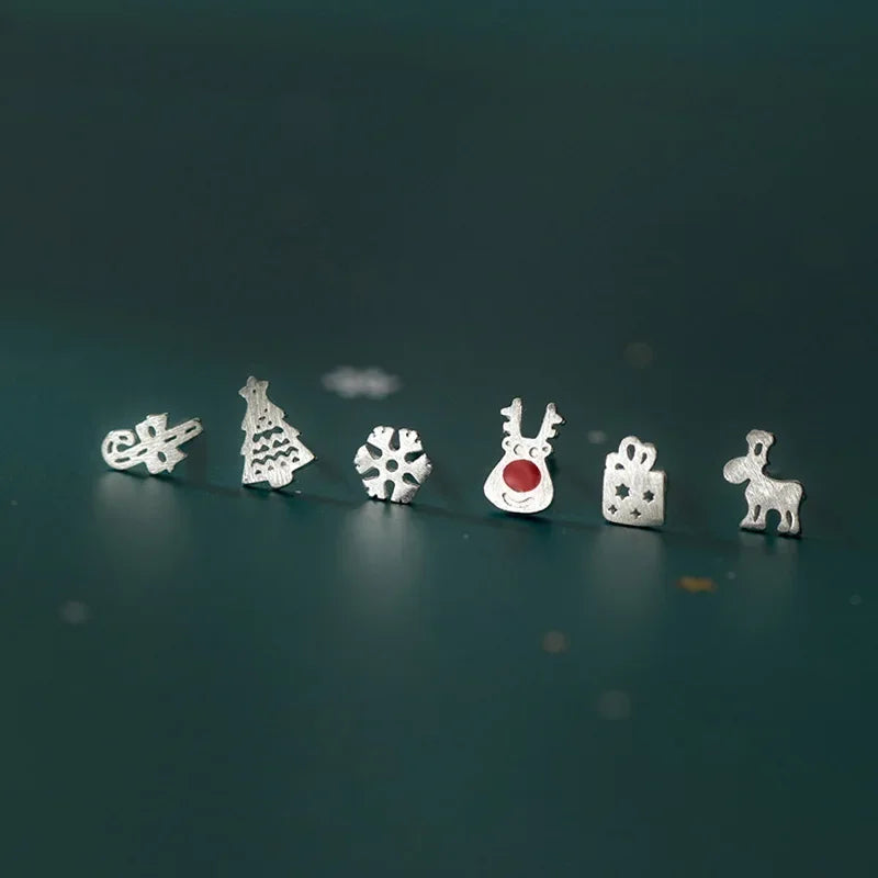 Juego de Aretes Navideños