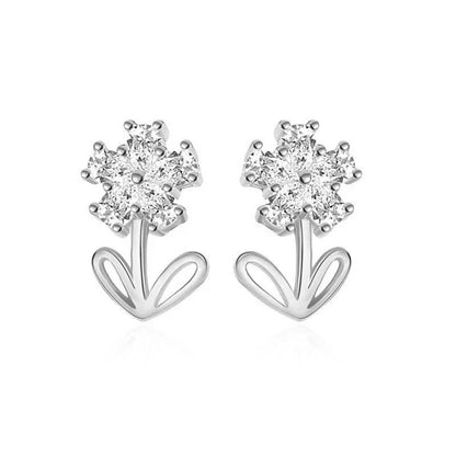 Aretes Flor con Zirconias II