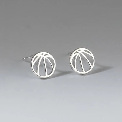Aretes Balón de Básquetbol Calado
