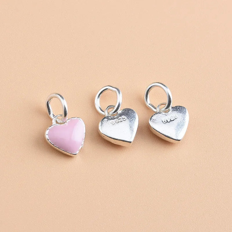 Dije Corazón Rosa