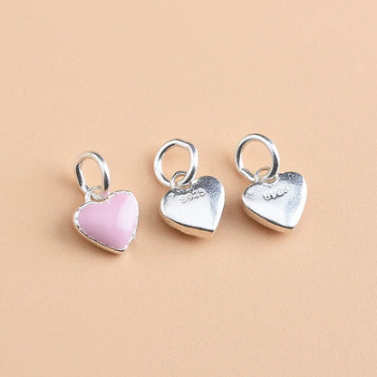 Dije Corazón Rosa