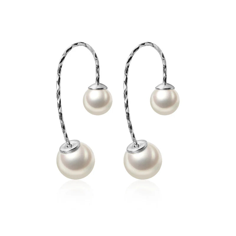 Aretes Perla con Gancho