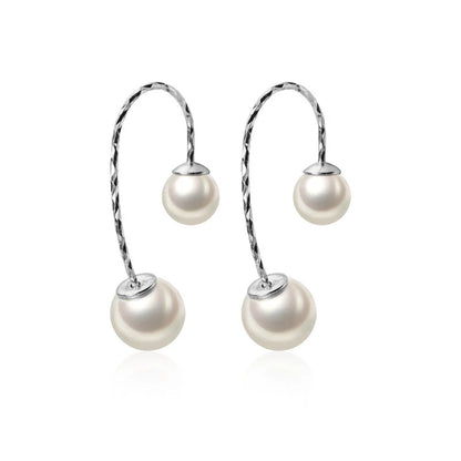 Aretes Perla con Gancho