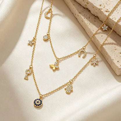 Collar Ojo Turco con Flecos