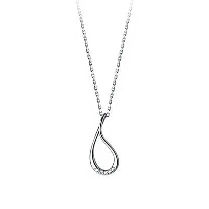 Collar Gargantilla Gota con Zirconias