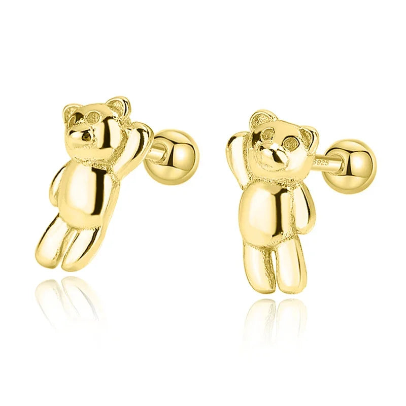 Aretes Perrito y Osito