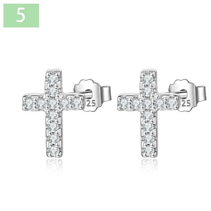 Aretes Cruz Negra