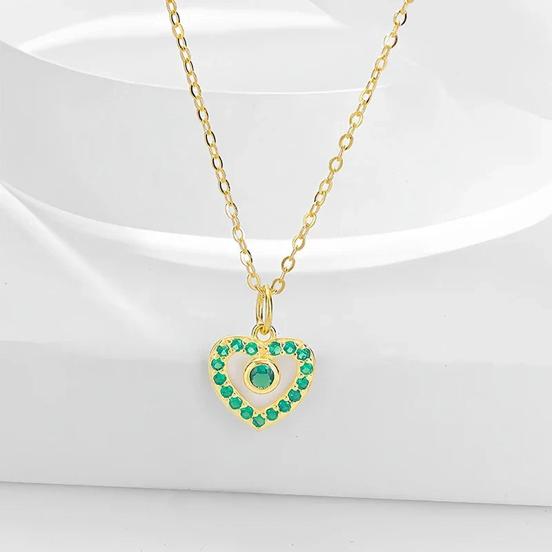 Collar Corazón de Color