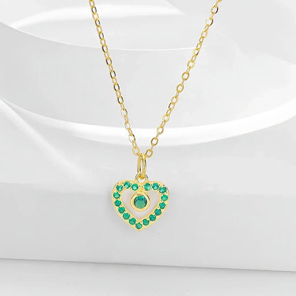Collar Corazón de Color