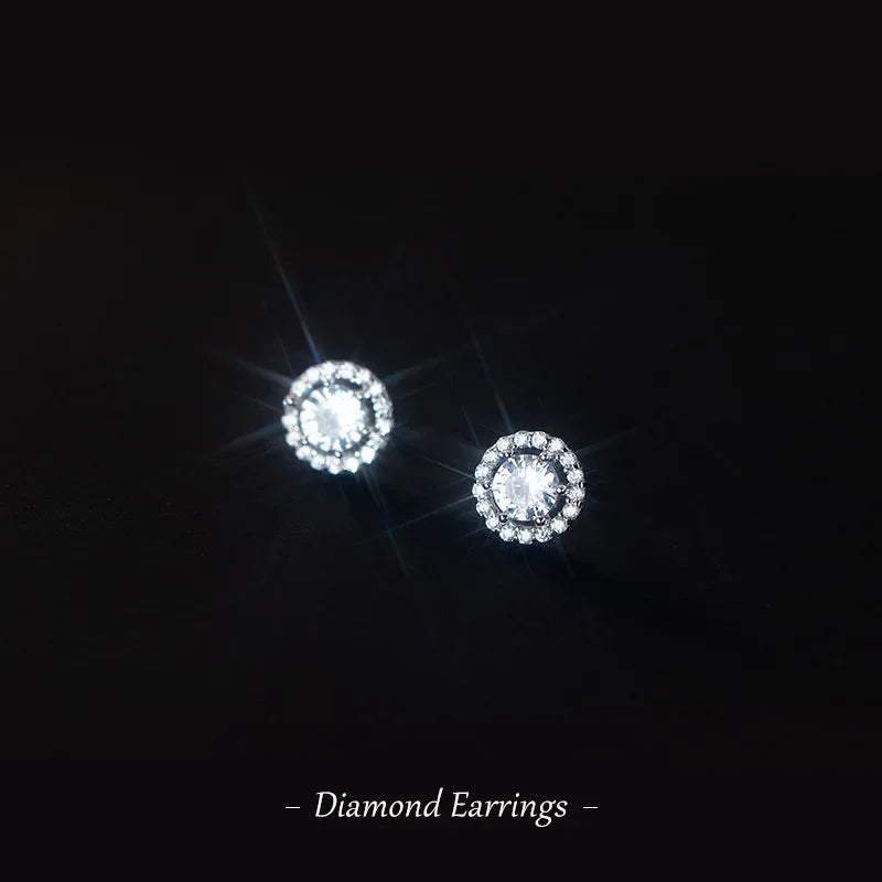 Aretes Gatito Geométrico con Zirconias