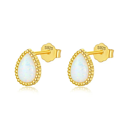 Aretes Gota de Ópalo