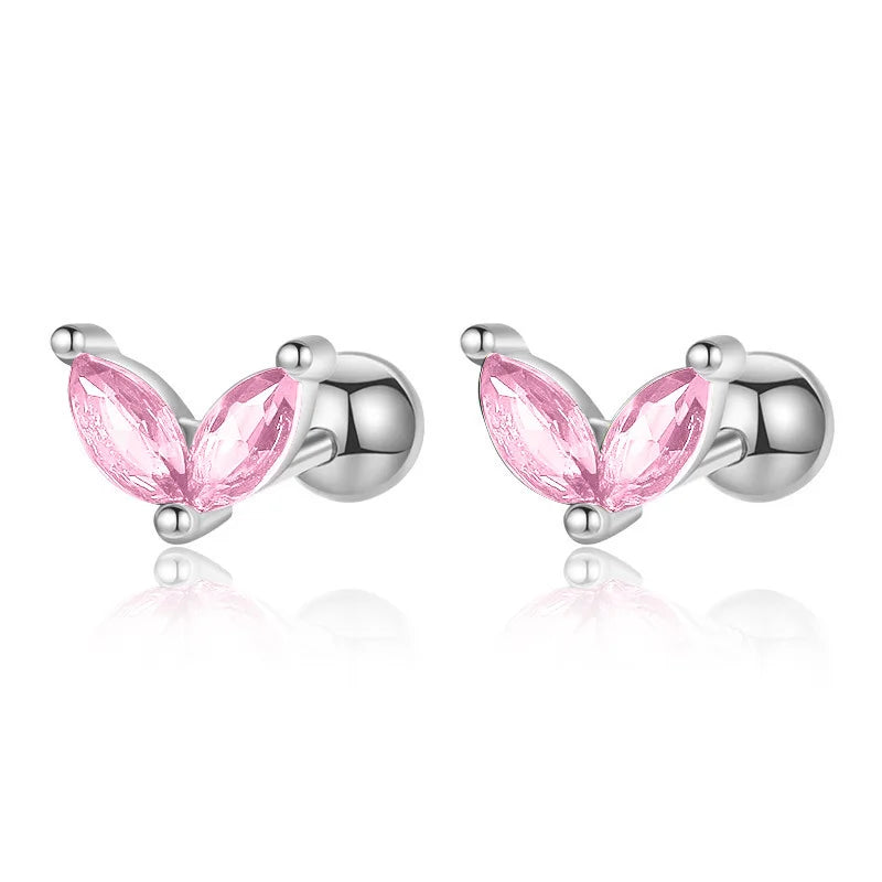 Aretes Hoja Brillante