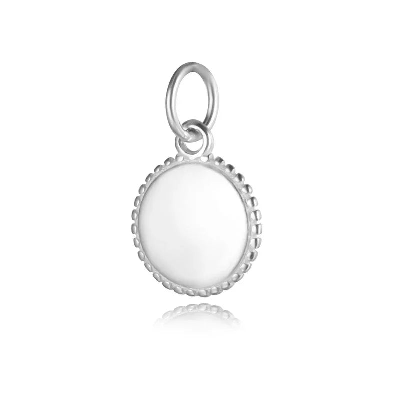 Dije Moneda con Flor