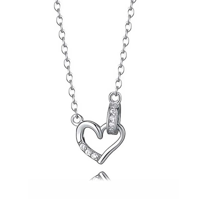 Collar Corazón con Zirconias