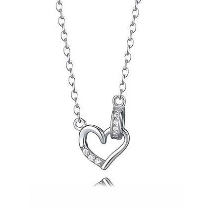 Collar Corazón con Zirconias