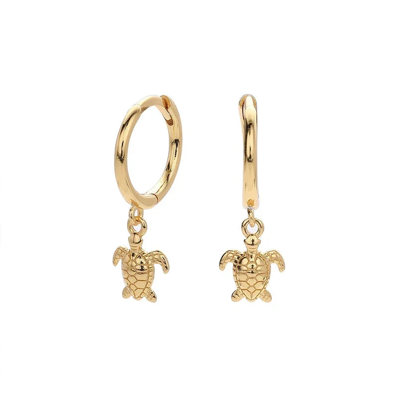 Aretes Colgantes Tortuga