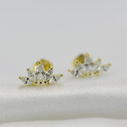 Aretes Alas con Zirconias