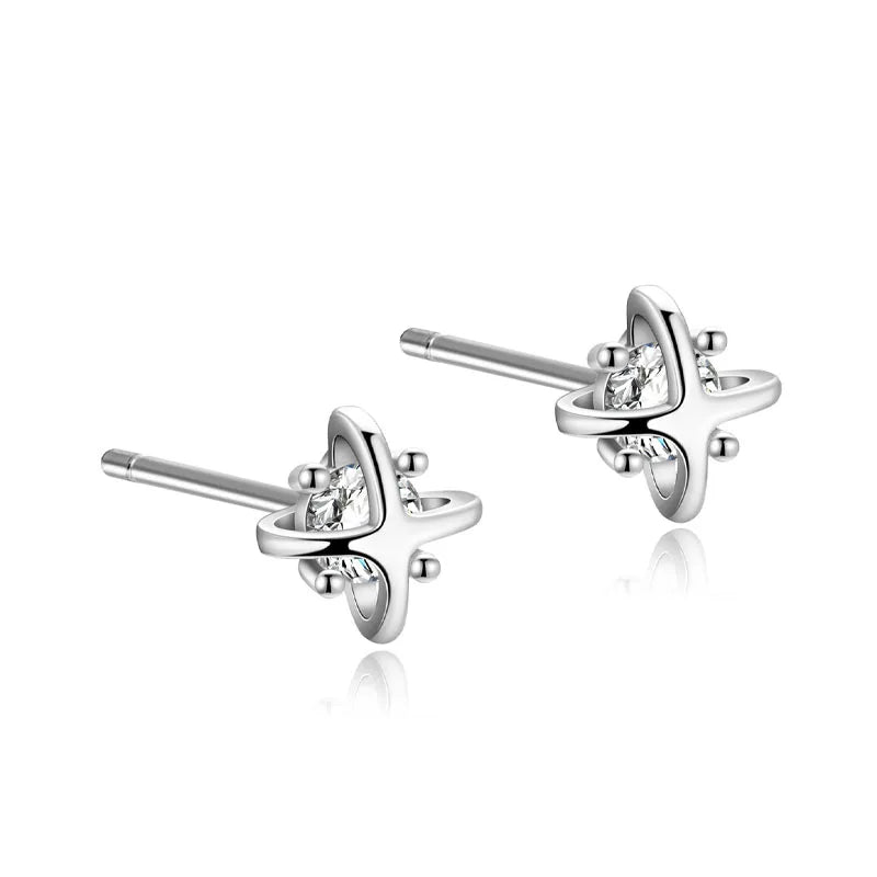Aretes Planeta con Zirconias