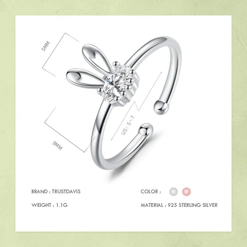 Anillo Conejito con Zirconias