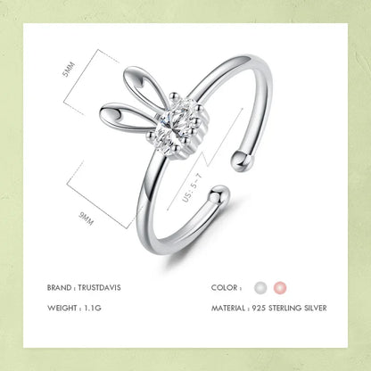 Anillo Conejito con Zirconias
