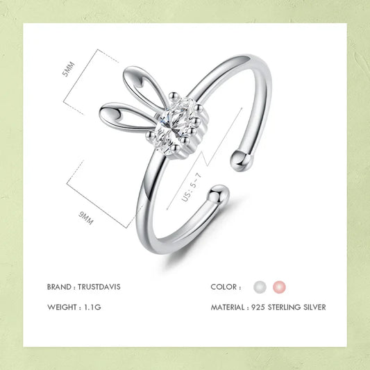 Anillo Conejito con Zirconias