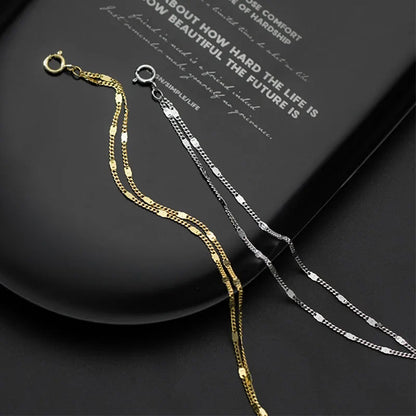 Pulsera Doble Cadena