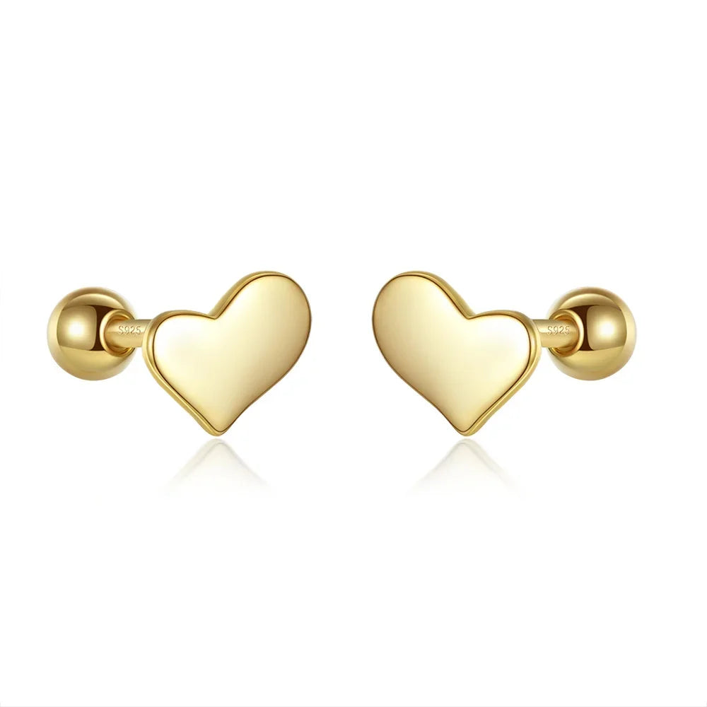 Aretes Corazón en Varios Modelos