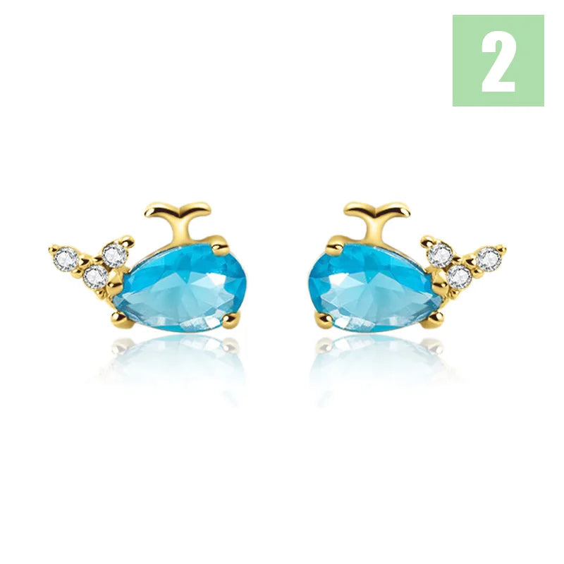 Aretes Animales Marinos