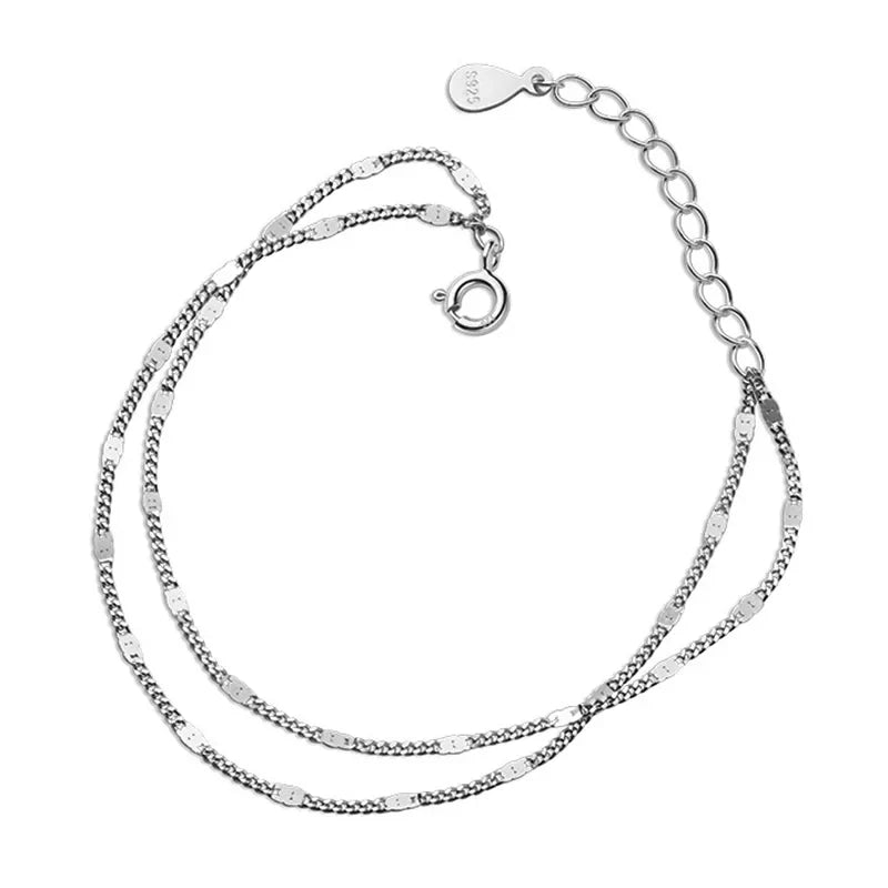 Pulsera Doble Cadena