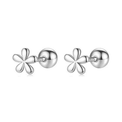 Aretes Flor con Esferas