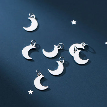 Dije Luna en Dos Tamaños